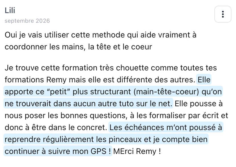 Témoignage de Lili