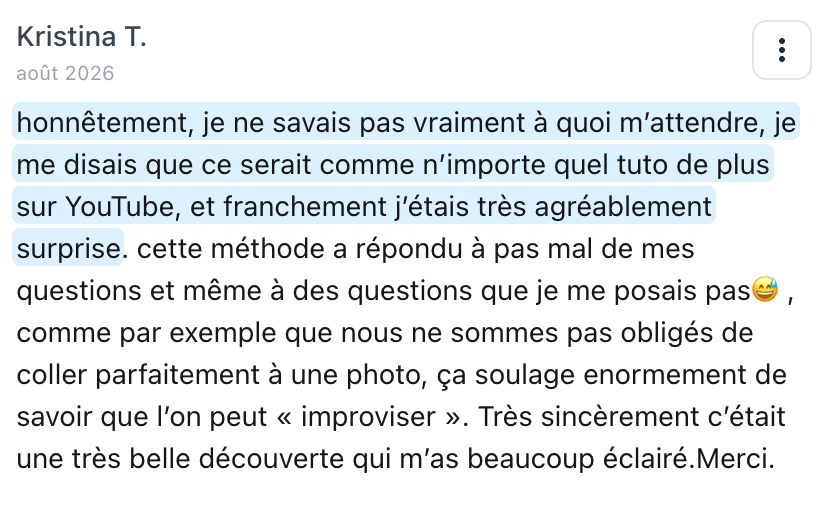 Témoignage de Kristina
