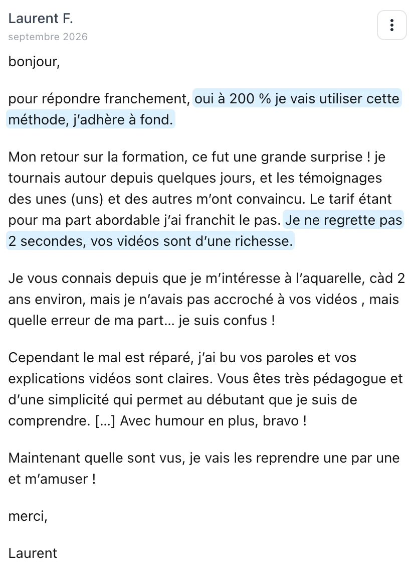 Témoignage de Laurent
